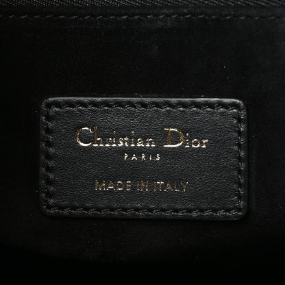 Christian Dior Calfskin Macro Cannage Medium Book Tote Black 6 of 11