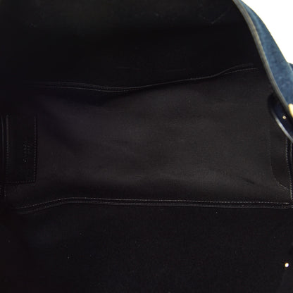 Givenchy Denim Medium Logo Bond Shopper Tote Blue 5 of 5