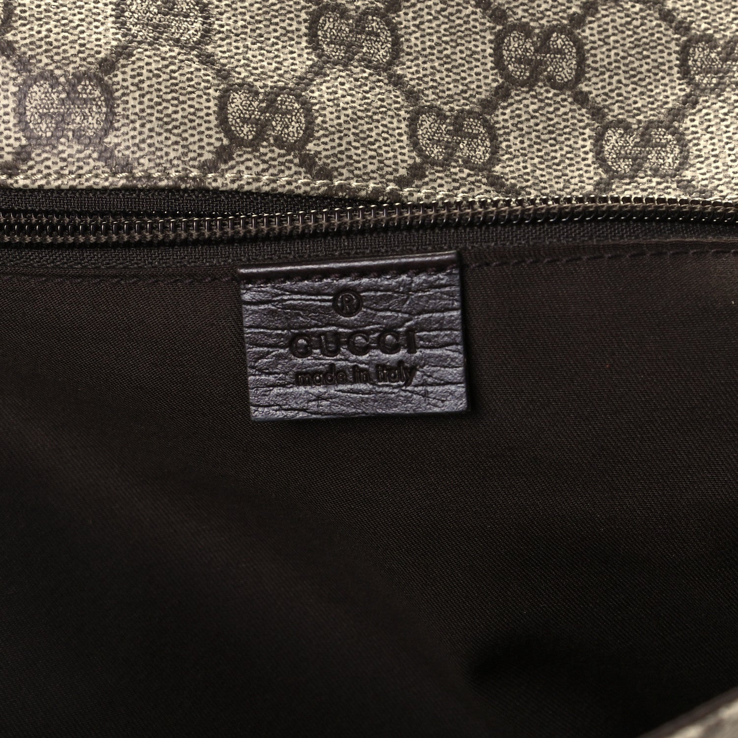 Gucci GG Plus Monogram Web Large Flap Messenger Bag Beige Dark Brown 6 of 11