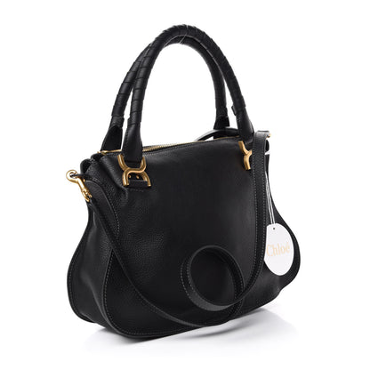 Chloe Calfskin Medium Marcie Satchel Black 4 of 11