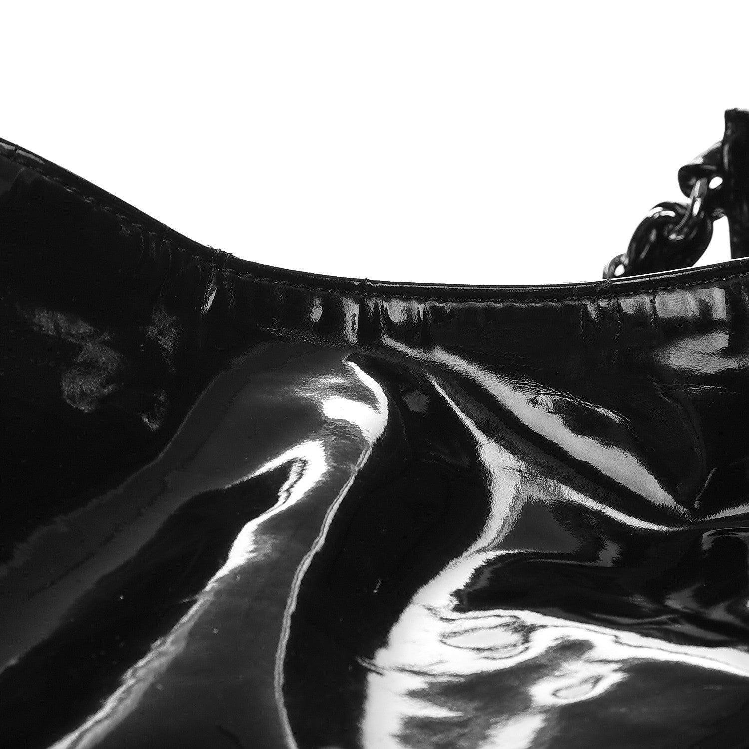 Chanel Vinyl XL Coco Cabas Black 8 of 9