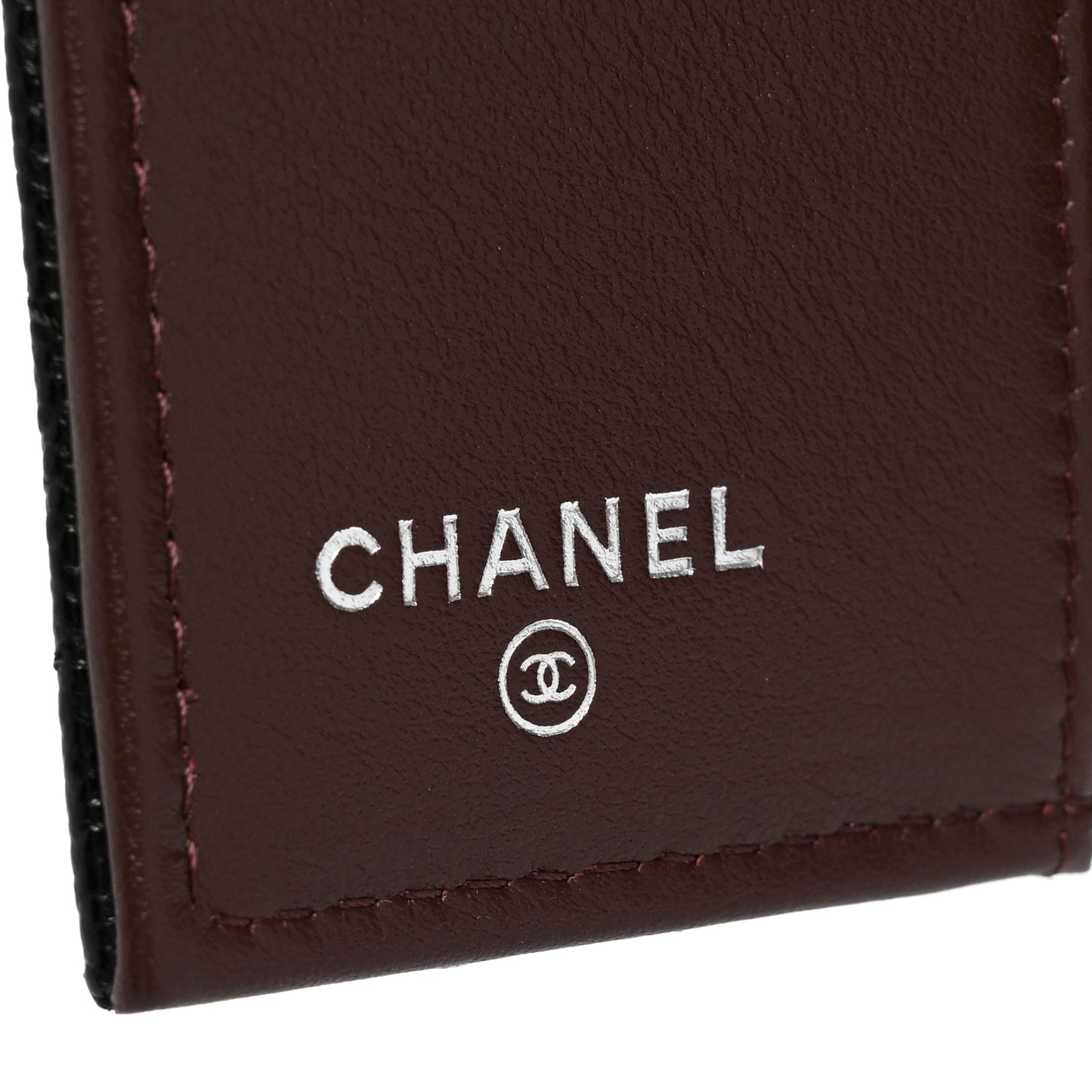 Caviar Quilted Tri-Fold Flap Wallet Black
