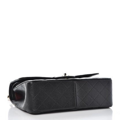 Chanel Caviar Quilted Jumbo Double Flap Black 4 of 8