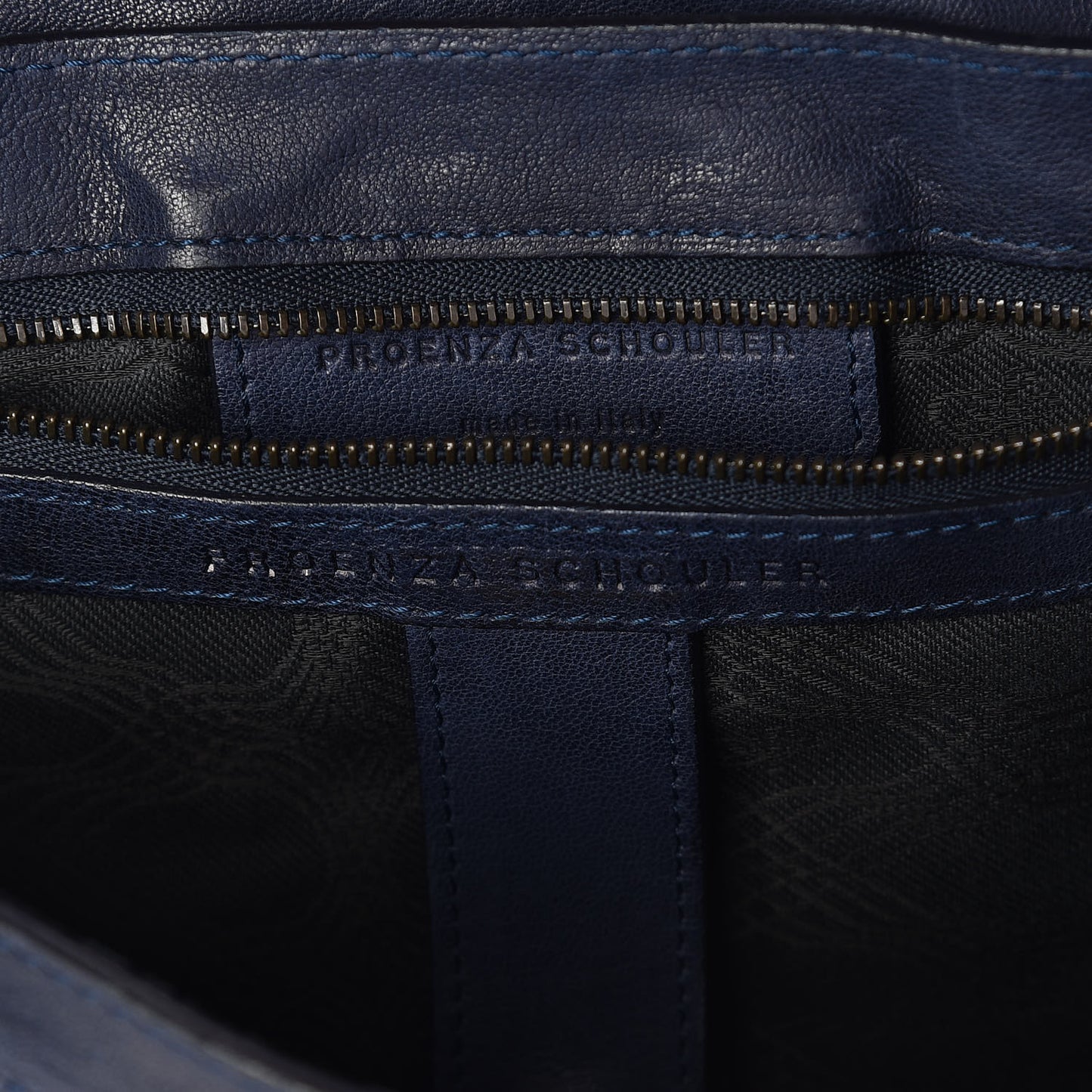 Lambskin Medium PS1 Satchel Midnight