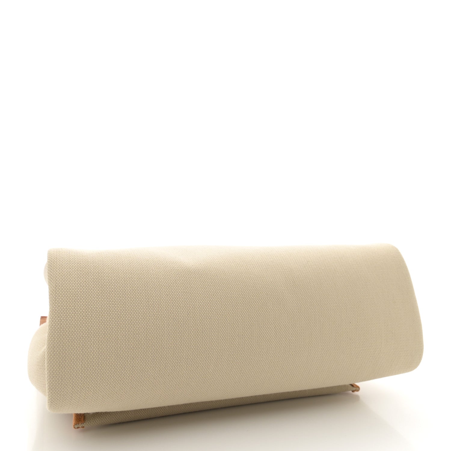 Hermes Toile Militaire Vache Hunter Laque Herbag Zip Retourne PM 31 Beton Naturel Sable Nata 5 of 13