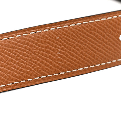 Hermes Swift Epsom 24mm Mini H Belt 90 36 Black Gold 6 of 7