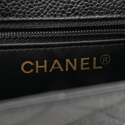 Chanel Caviar Quilted Flap Waist Belt Bag 75 30 Black 6 of 11