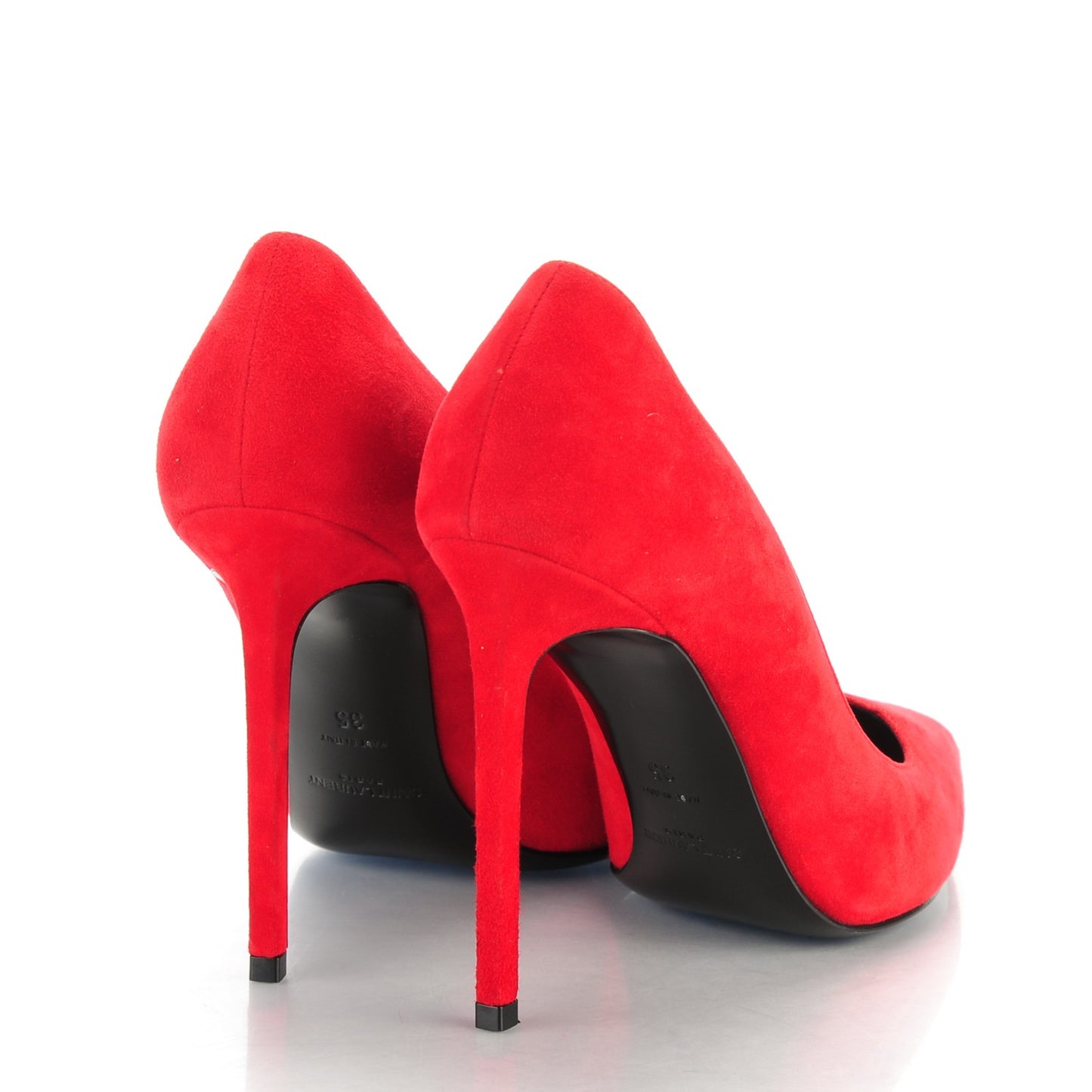 Kid Scamosciato Classic Paris 105 Skinny Pumps 35 New Red