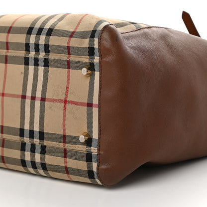 Burberry Horseferry Check Small Canterbury Tote Honey 8 of 13