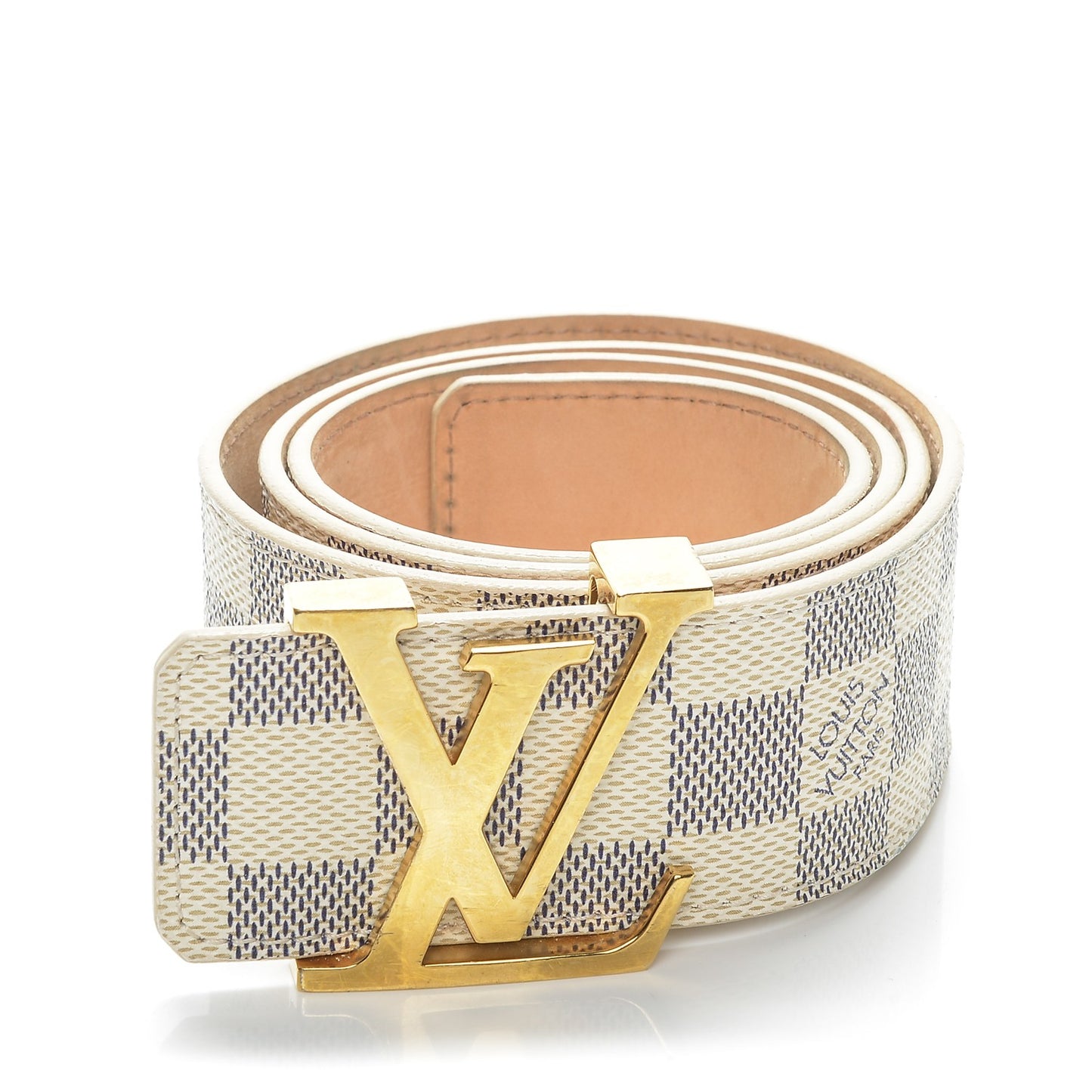 Damier Azur 40mm LV Initiales Belt 80 32
