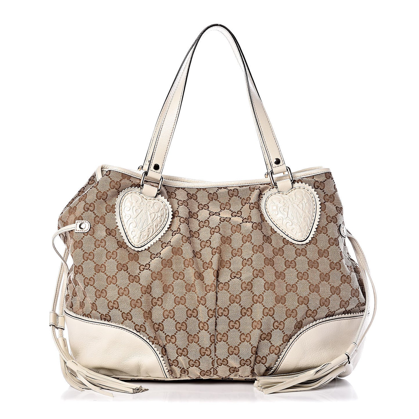Monogram Large Tribeca Tote Off White