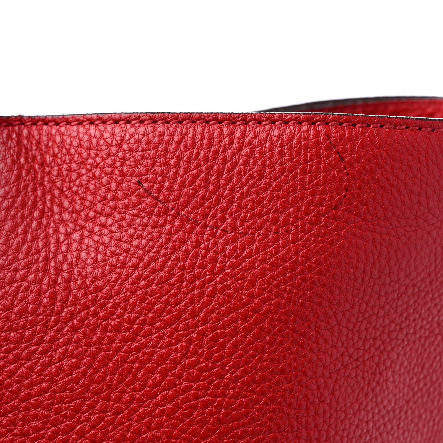Salvatore Ferragamo Calfskin Gina Tote Red 12 of 14