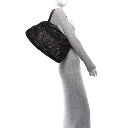Chanel Glazed Caviar Modern Chain Tote Brown 2 of 10