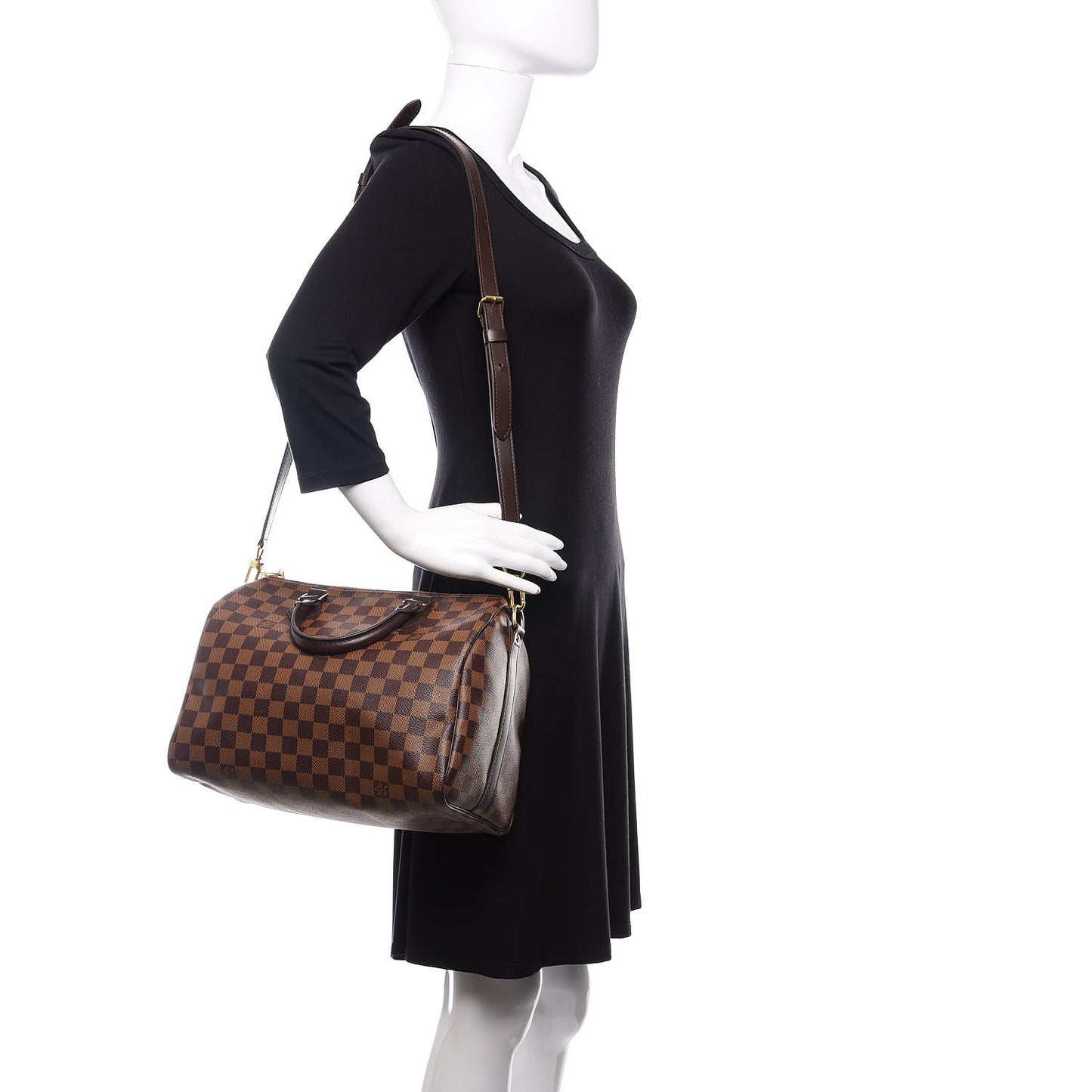 Damier Ebene Speedy Bandouliere 30