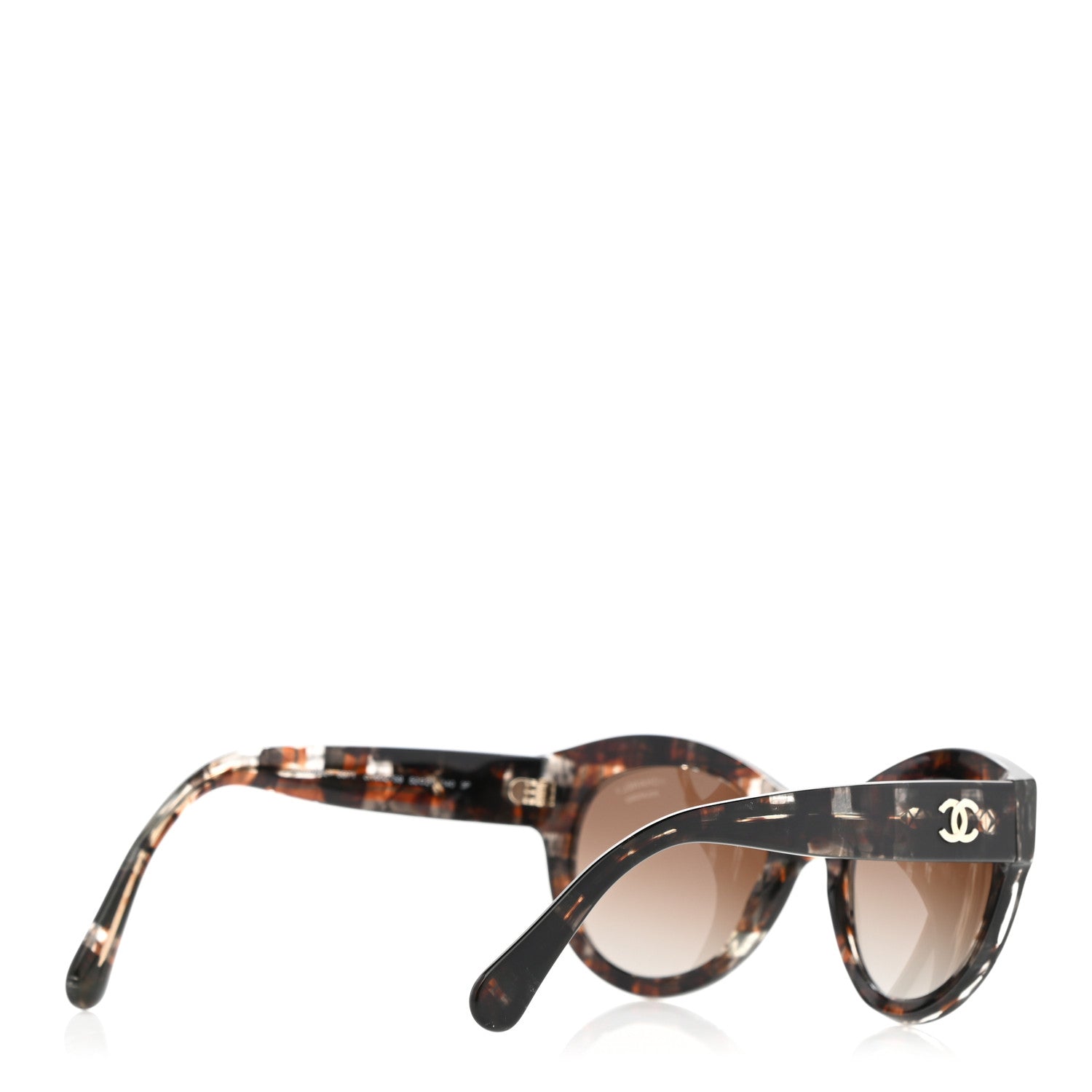 Chanel Acetate Polarized Butterfly Sunglasses 5371 Tortoise 4 of 9