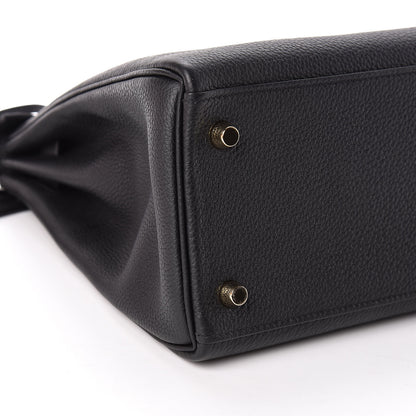 Hermes Togo Kelly Retourne 28 Black 36 of 38