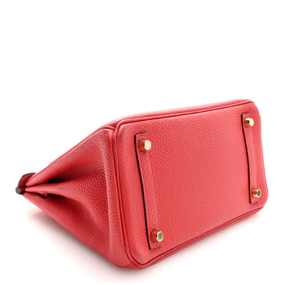 Hermes Togo Birkin 25 Rouge Pivoine 4 of 10