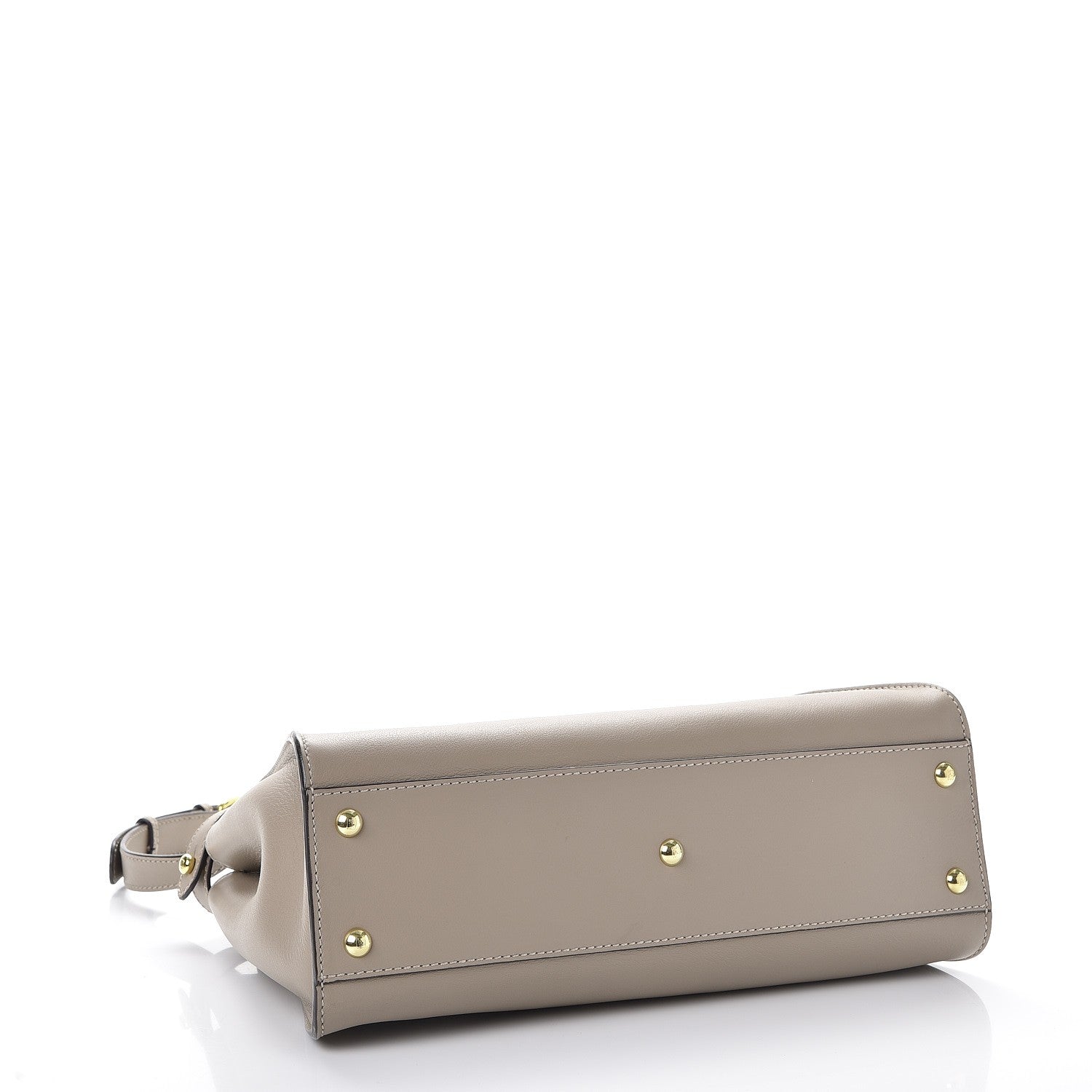 Fendi Vitello Seta Plexiglass Tortoise Medium Peekaboo Iconic Satchel Tortora 4 of 9