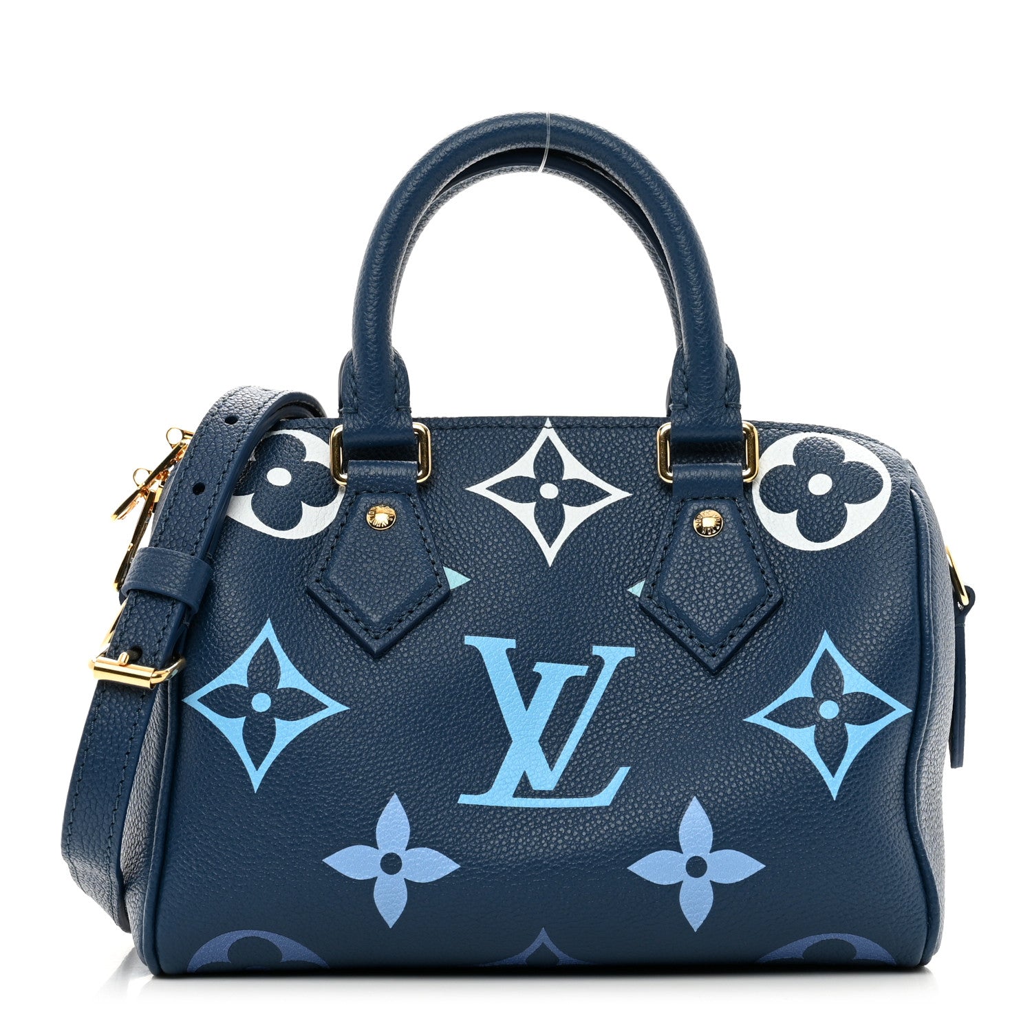 Louis Vuitton Empreinte Monogram Giant Speedy Bandouliere 20 Degrade Blue 1 of 9
