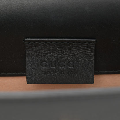 Gucci Calfskin Super Mini Sylvie Chain Shoulder Bag Black 6 of 10