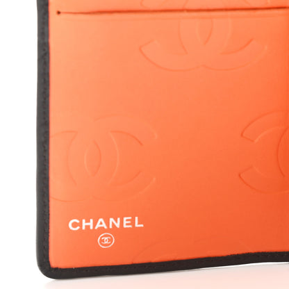 Chanel Calfskin Quilted Cambon Yen Wallet Brown Beige 6 of 8