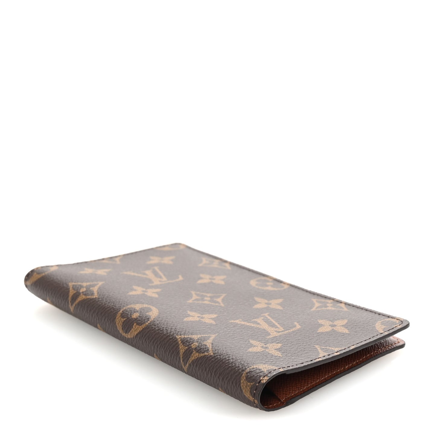 Monogram Checkbook Holder Case Wallet