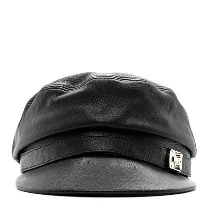 Gucci Calfskin Cellarius Hat S Black 3 of 10