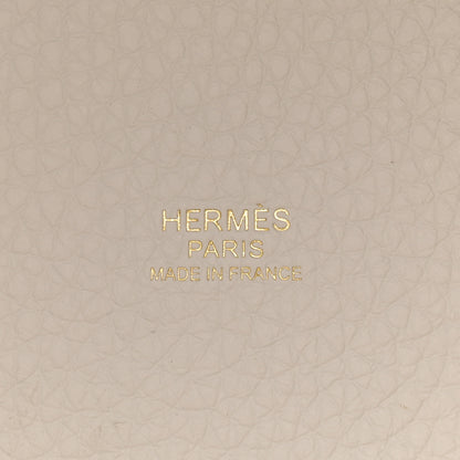 Hermes Taurillon Clemence Picotin Lock 18 PM Gris Pale 6 of 11