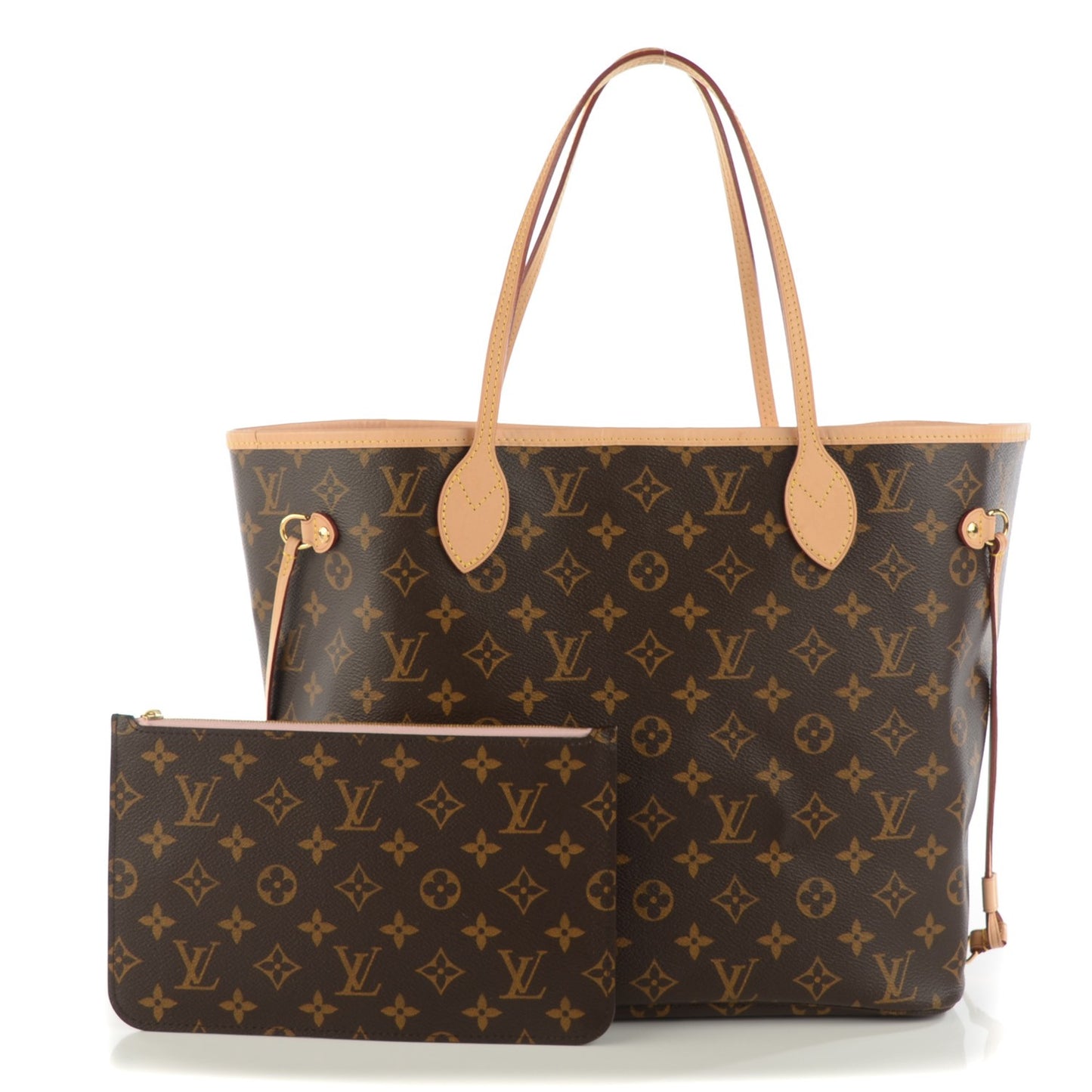 Monogram Neo Neverfull MM Rose Ballerine