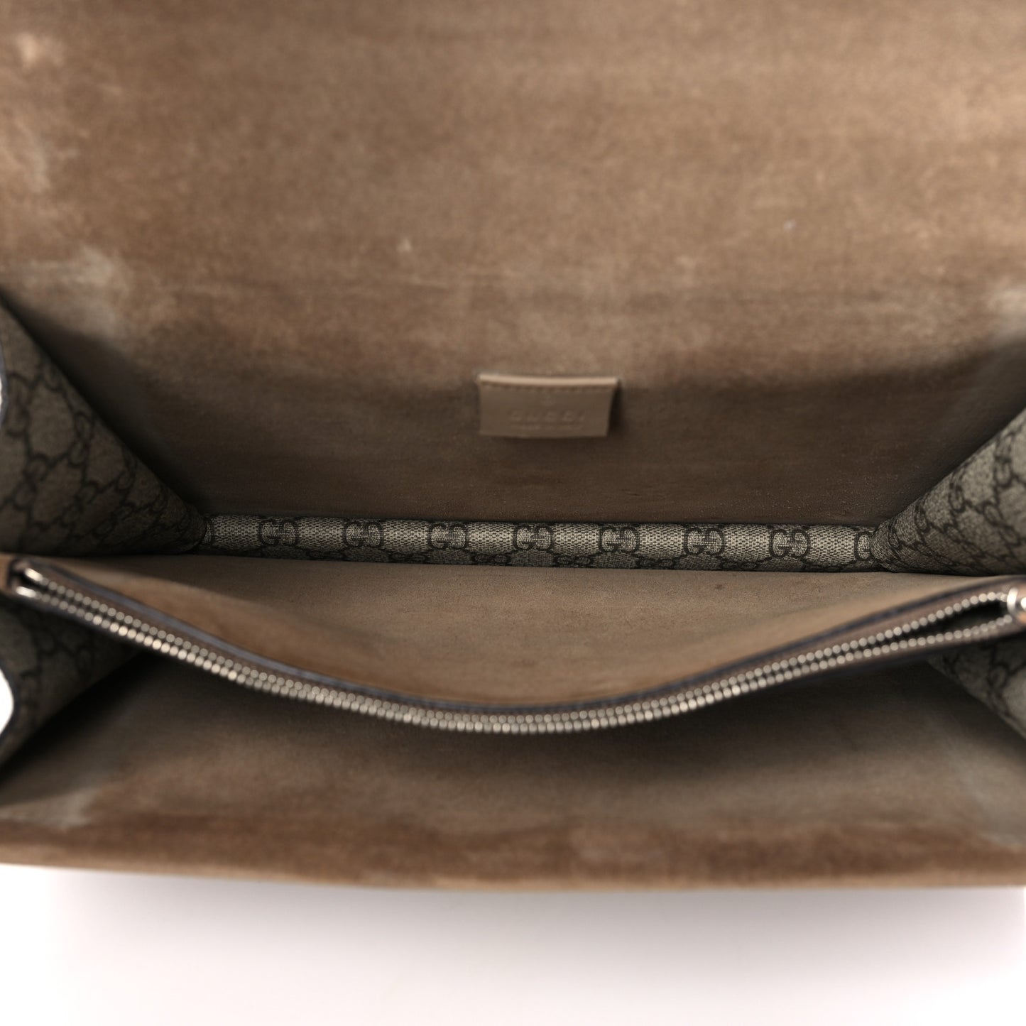 GG Supreme Monogram Medium Dionysus Shoulder Bag Taupe