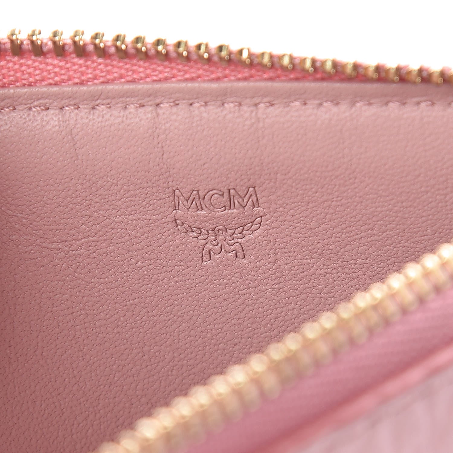 MCM Visetos Star Eyed Bunny Key Pouch Pink 6 of 6