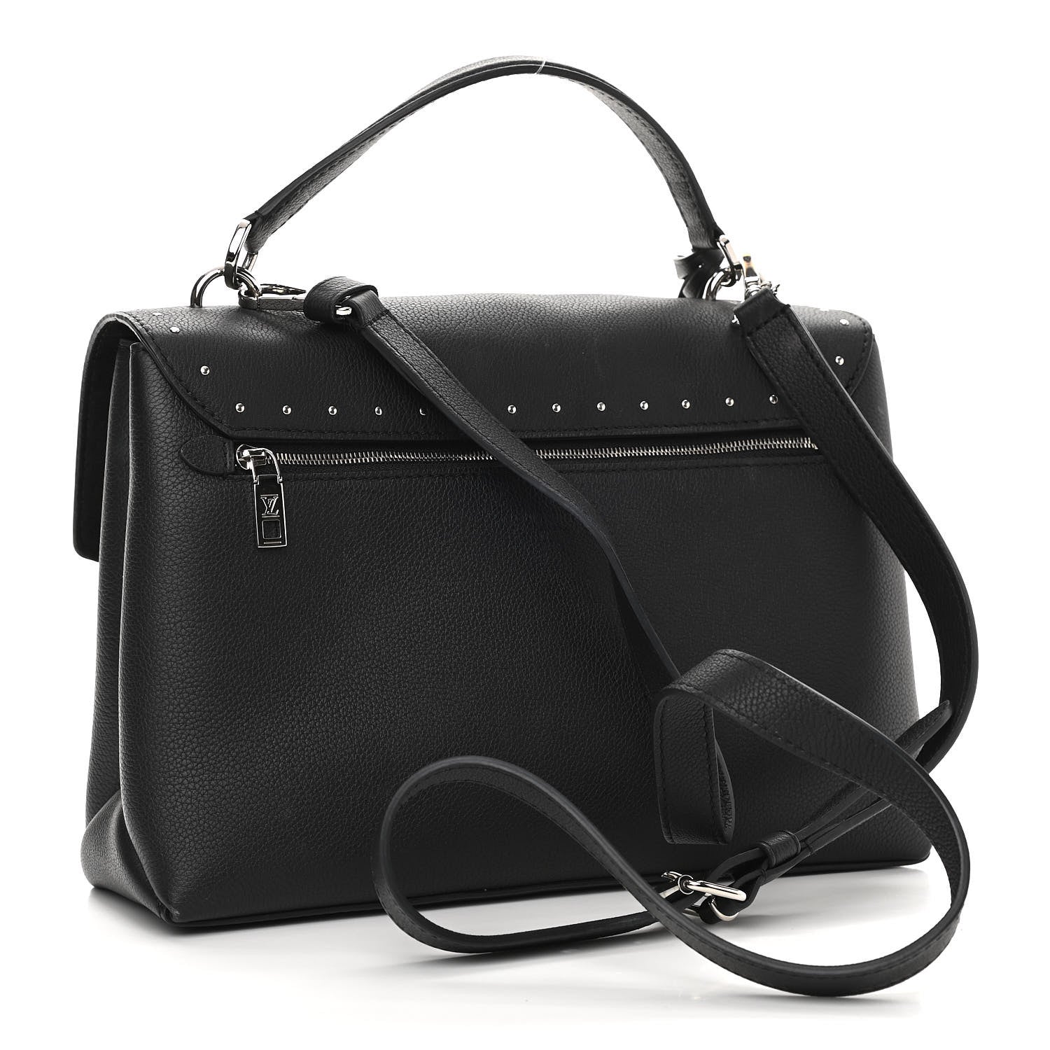 Louis Vuitton Soft Calfskin My Lockme Studs Black 2 of 12
