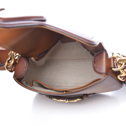 Gucci Calfskin Medium Lady Web Shoulder Bag Cuir 6 of 15