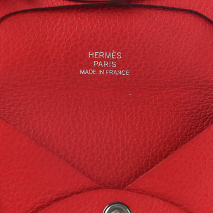 Hermes Evercolor Bastia Coin Purse Rouge De Coeur 7 of 10