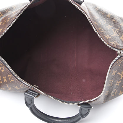 Louis Vuitton Monogram Macassar Keepall Bandouliere 45 4 of 12