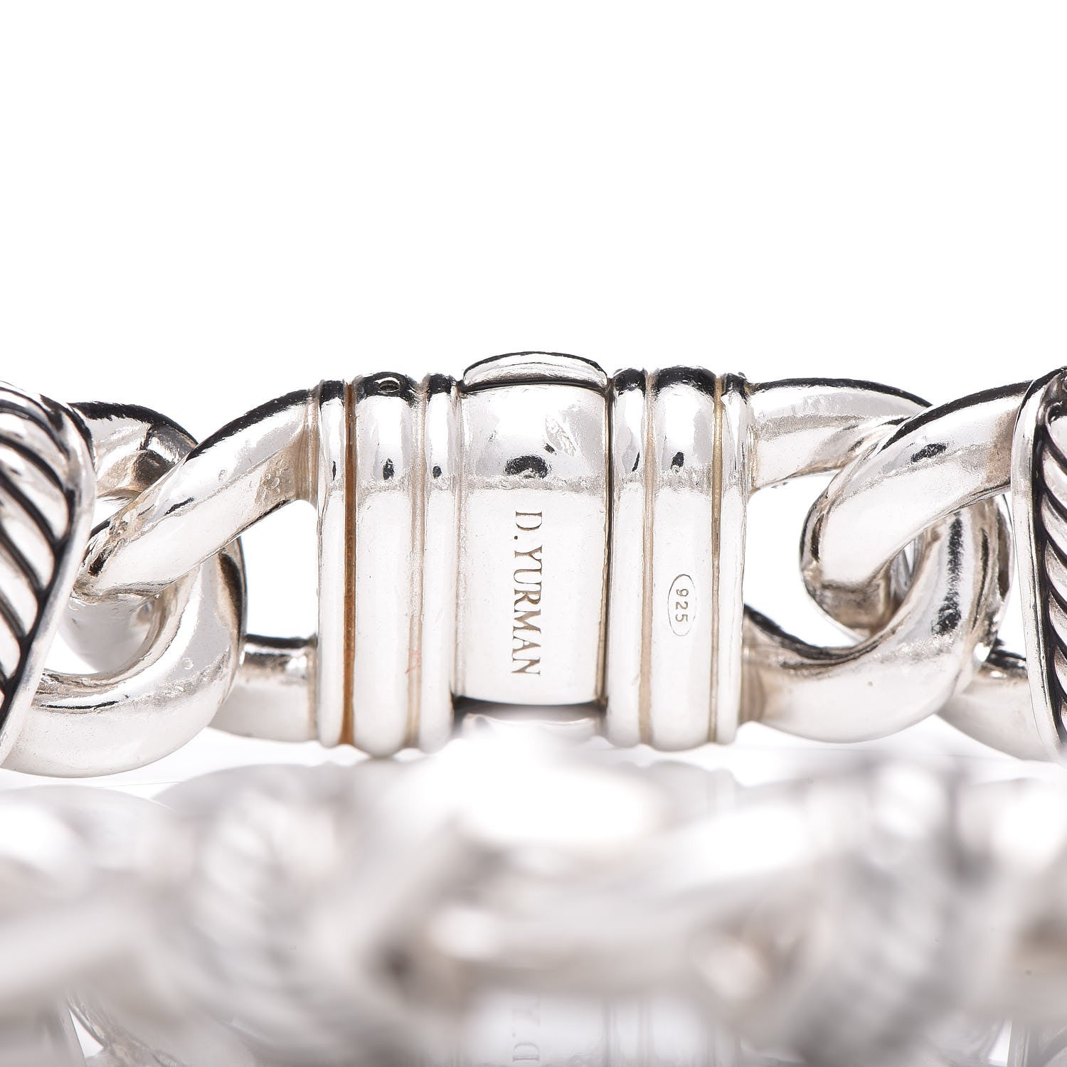 David Yurman Sterling Silver 14mm Madison Cable Link Bracelet 4 of 4