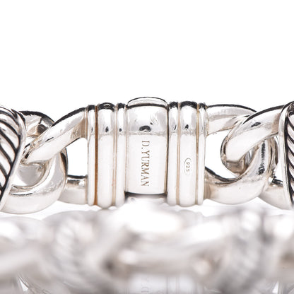David Yurman Sterling Silver 14mm Madison Cable Link Bracelet 4 of 4