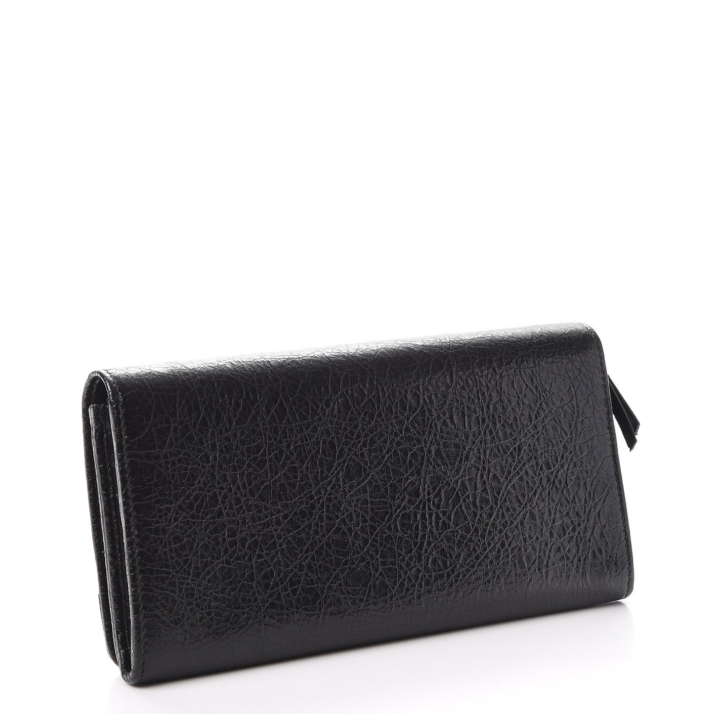 Agneau Classic Hardware Money Wallet Black