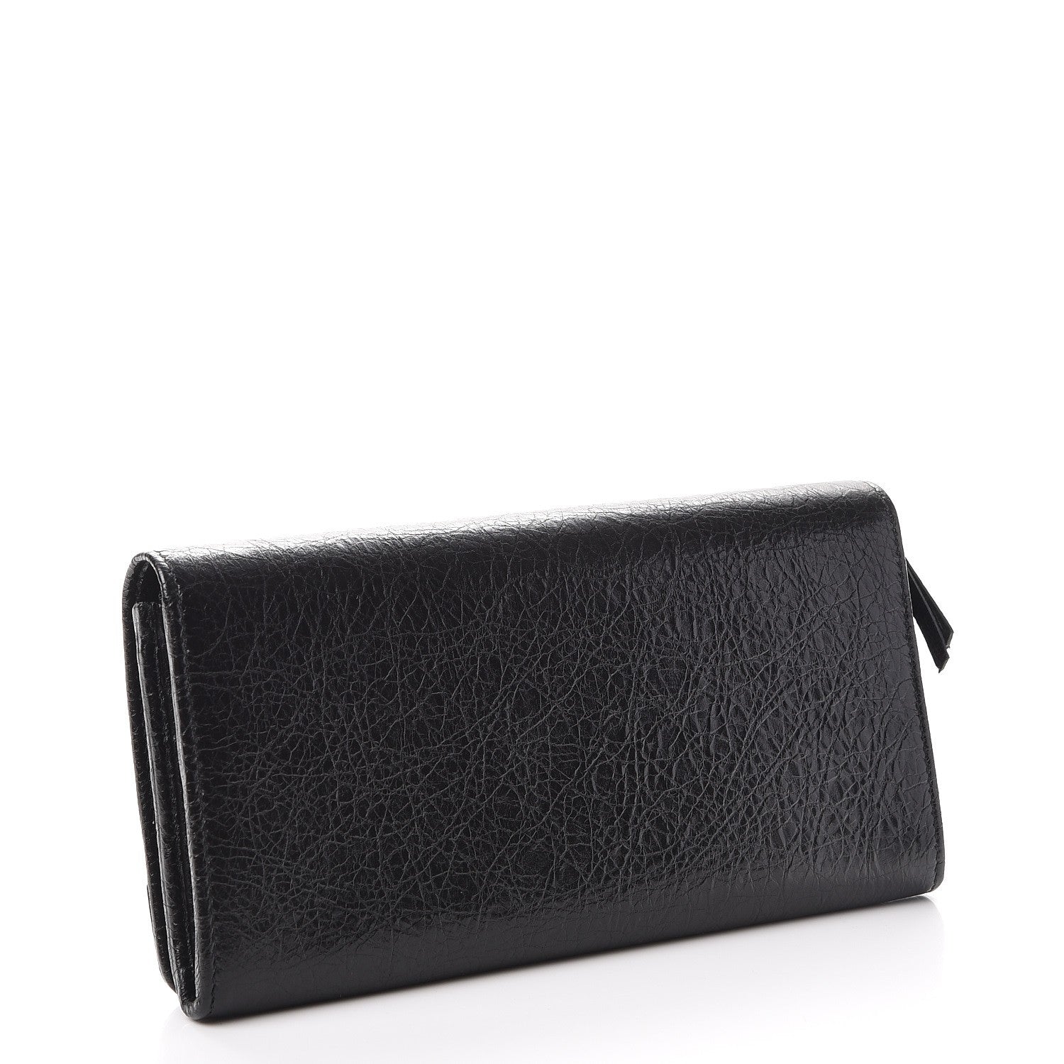 Balenciaga Agneau Classic Hardware Money Wallet Black 3 of 7
