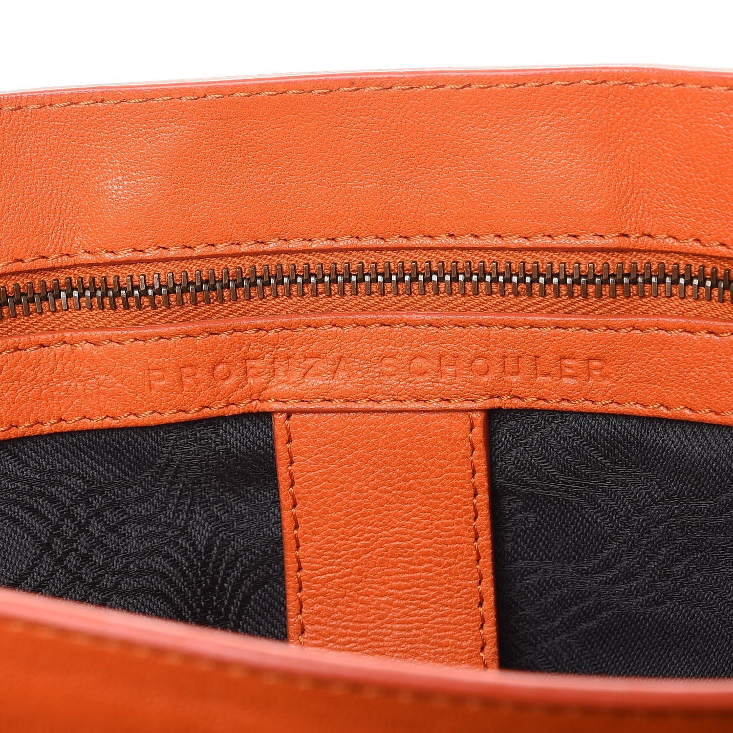Proenza Schouler Lambskin Large PS1 Satchel Orange 6 of 11