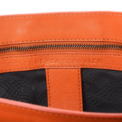 Proenza Schouler Lambskin Large PS1 Satchel Orange 6 of 11