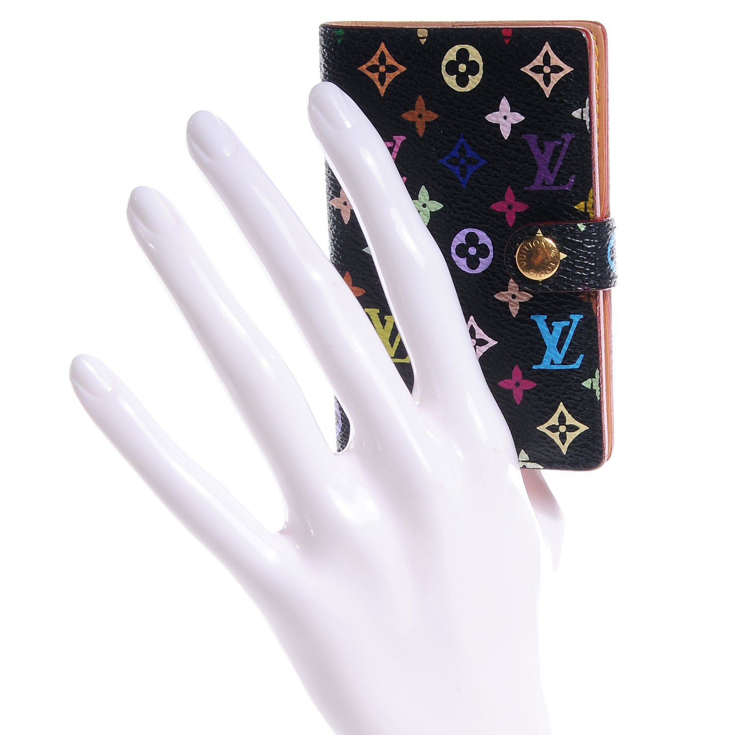 Louis Vuitton Monogram Multicolor Carnet de Bal Mini Agenda Cover Black 2 of 7