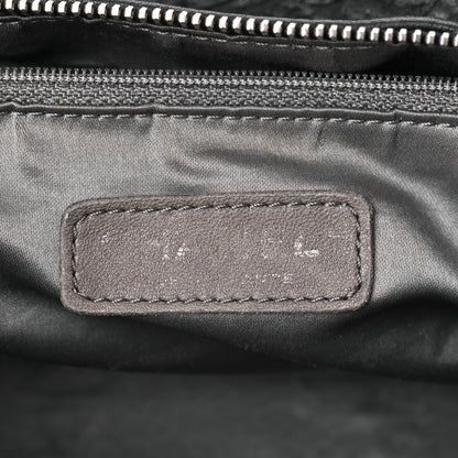 Chanel Distressed Lambskin Lady Braid Bowler Black 6 of 13