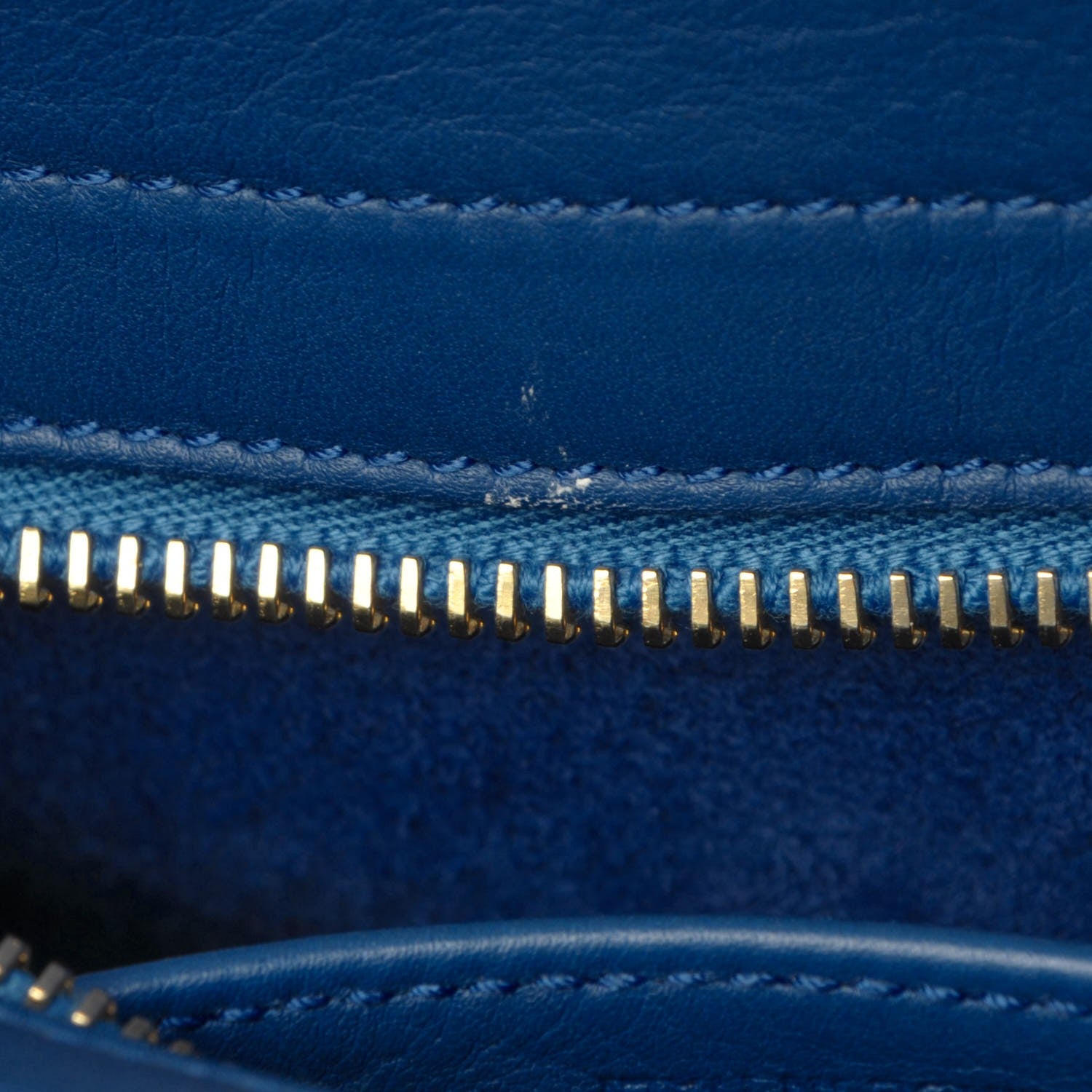 Saint Laurent Calfskin Small Classic Y Cabas Royal Blue 8 of 16