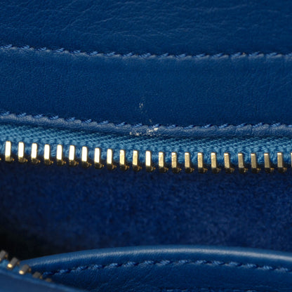 Saint Laurent Calfskin Small Classic Y Cabas Royal Blue 8 of 16