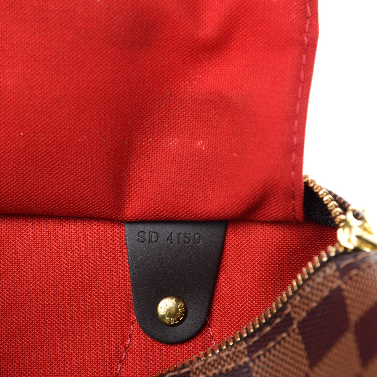 Louis Vuitton Damier Ebene Speedy Bandouliere 25 10 of 11