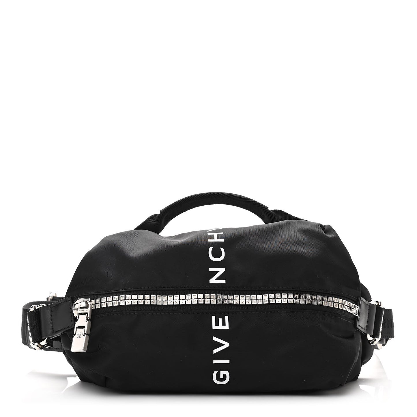 Nylon G-Zip Bum Bag Black