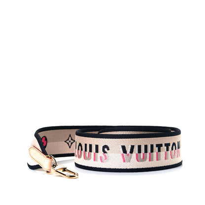 Louis Vuitton Jacquard Speedy Bandouliere 20 Shoulder Strap Black 2 of 4