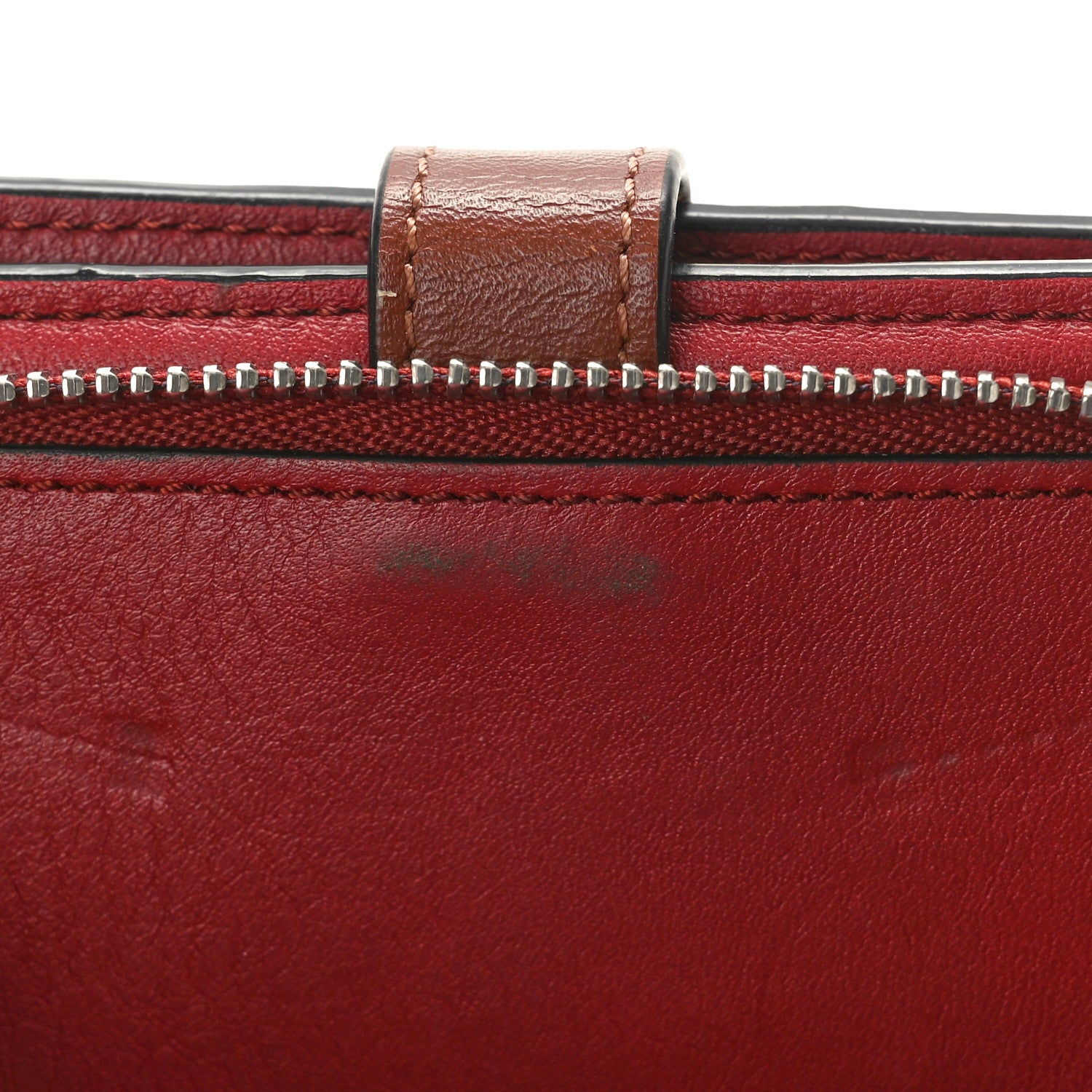Loewe Grained Calfskin Compact Wallet Caramel Pecan 6 of 9