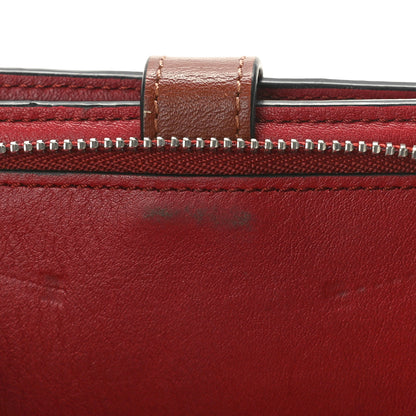 Loewe Grained Calfskin Compact Wallet Caramel Pecan 6 of 9